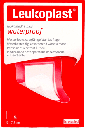 Leukoplast Leukomed T Plus waterproof 5 x 7,2 cm