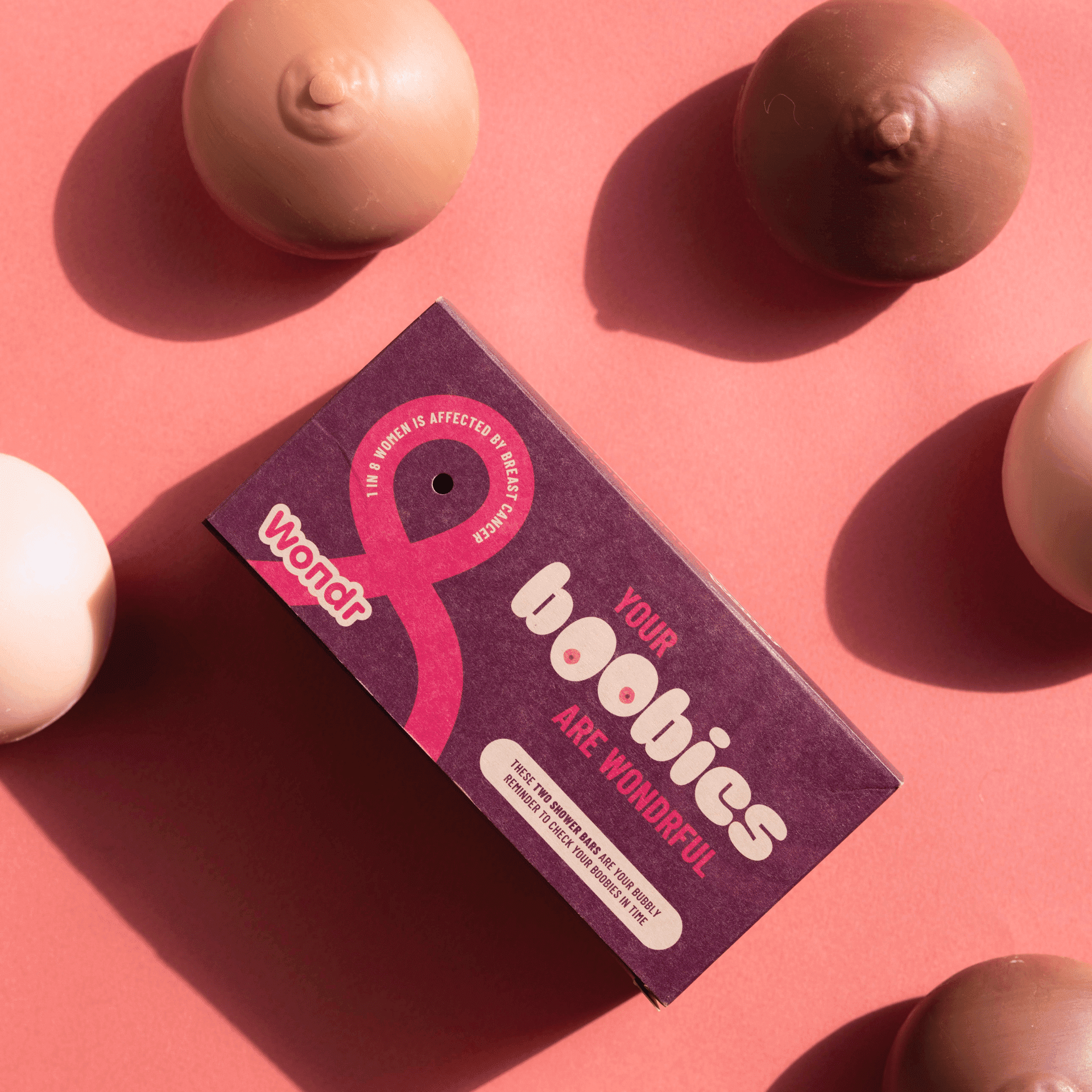 Wondr Shower Bar Boobie 2x90g