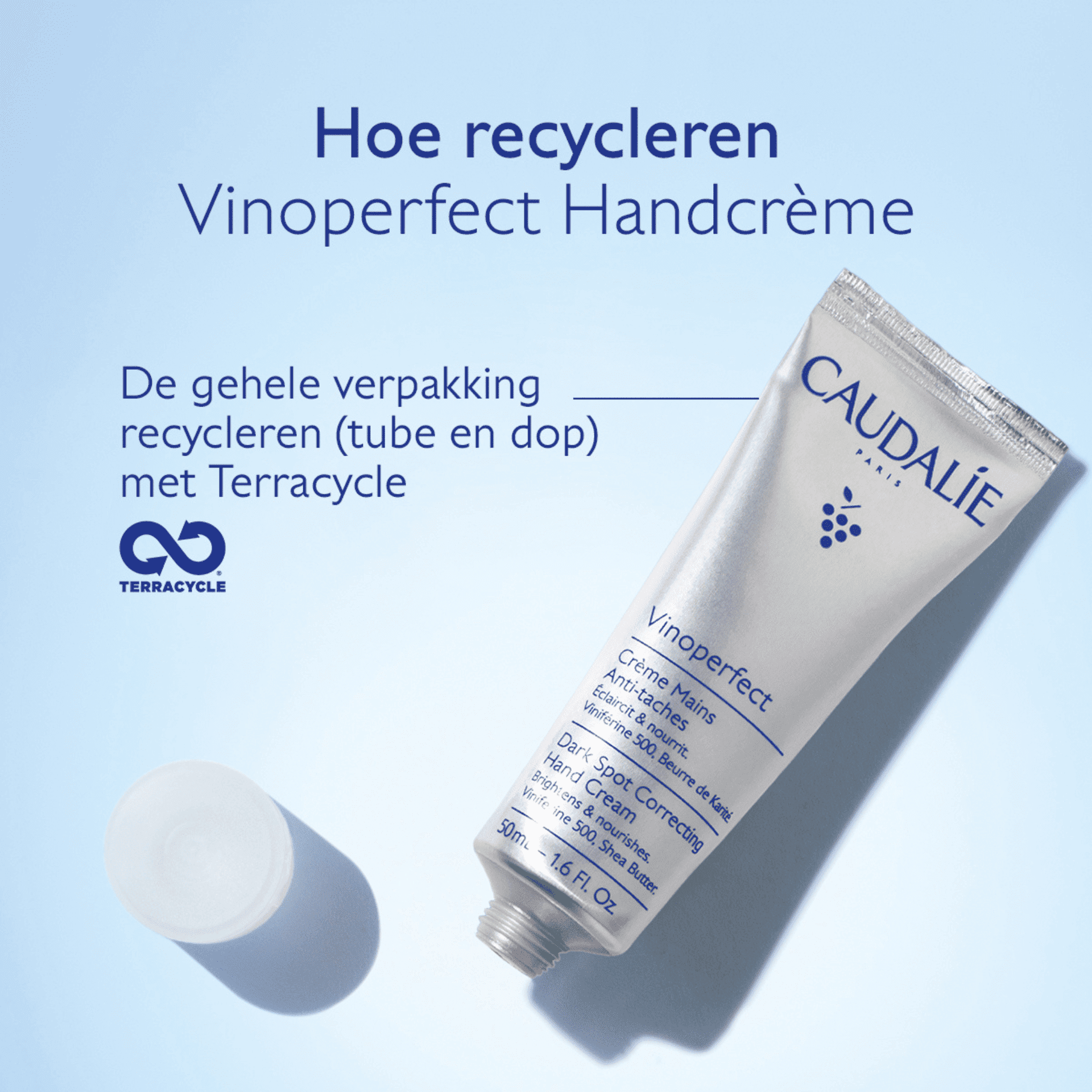 Caudalie Vinoperfect Creme Mains A/taches 50ml Nf