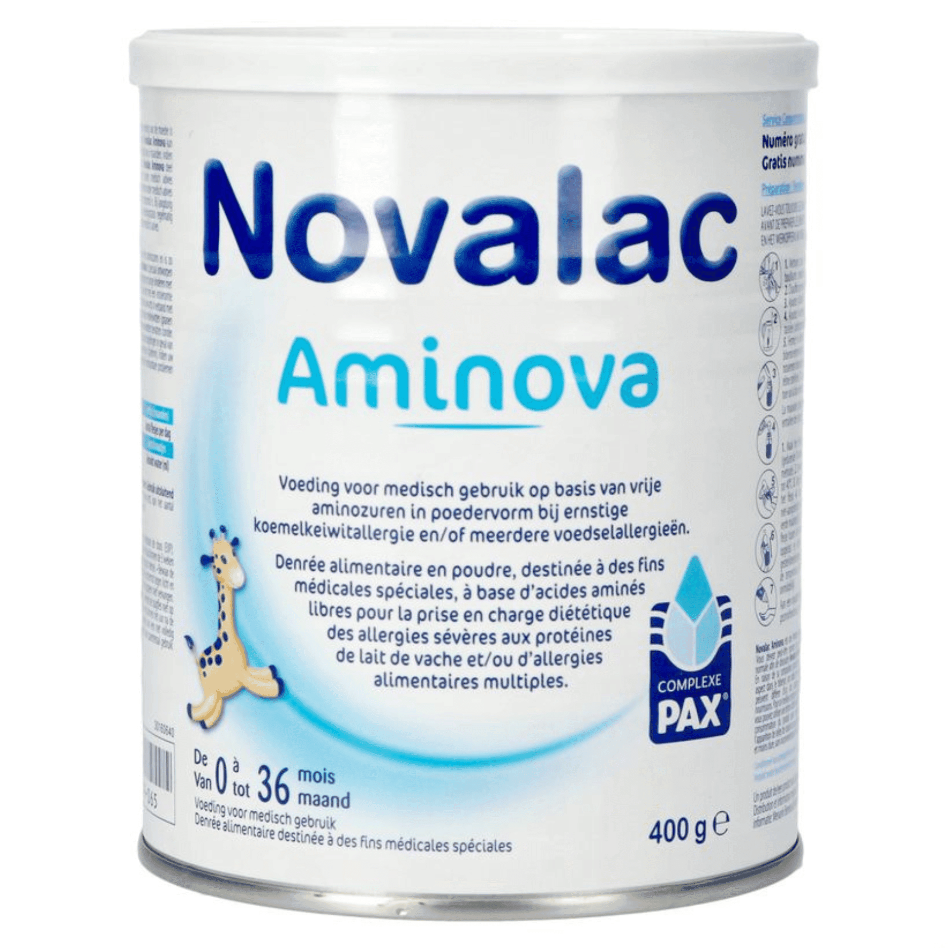 Novalac Aminova 0-36m Pdr 400g Nf
