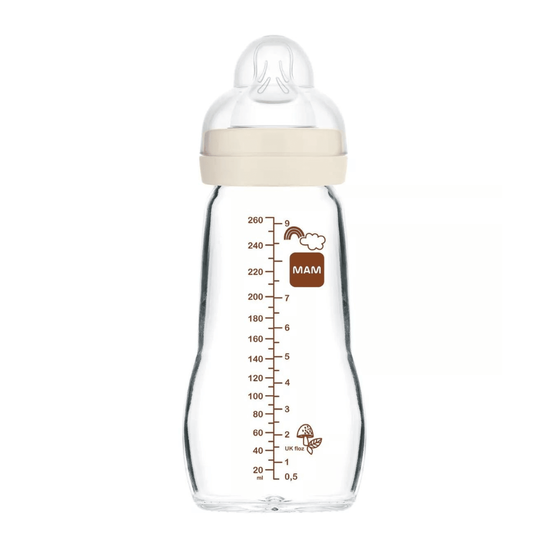 Mam Feel Good Glass Bottle Matt Boy 260ml