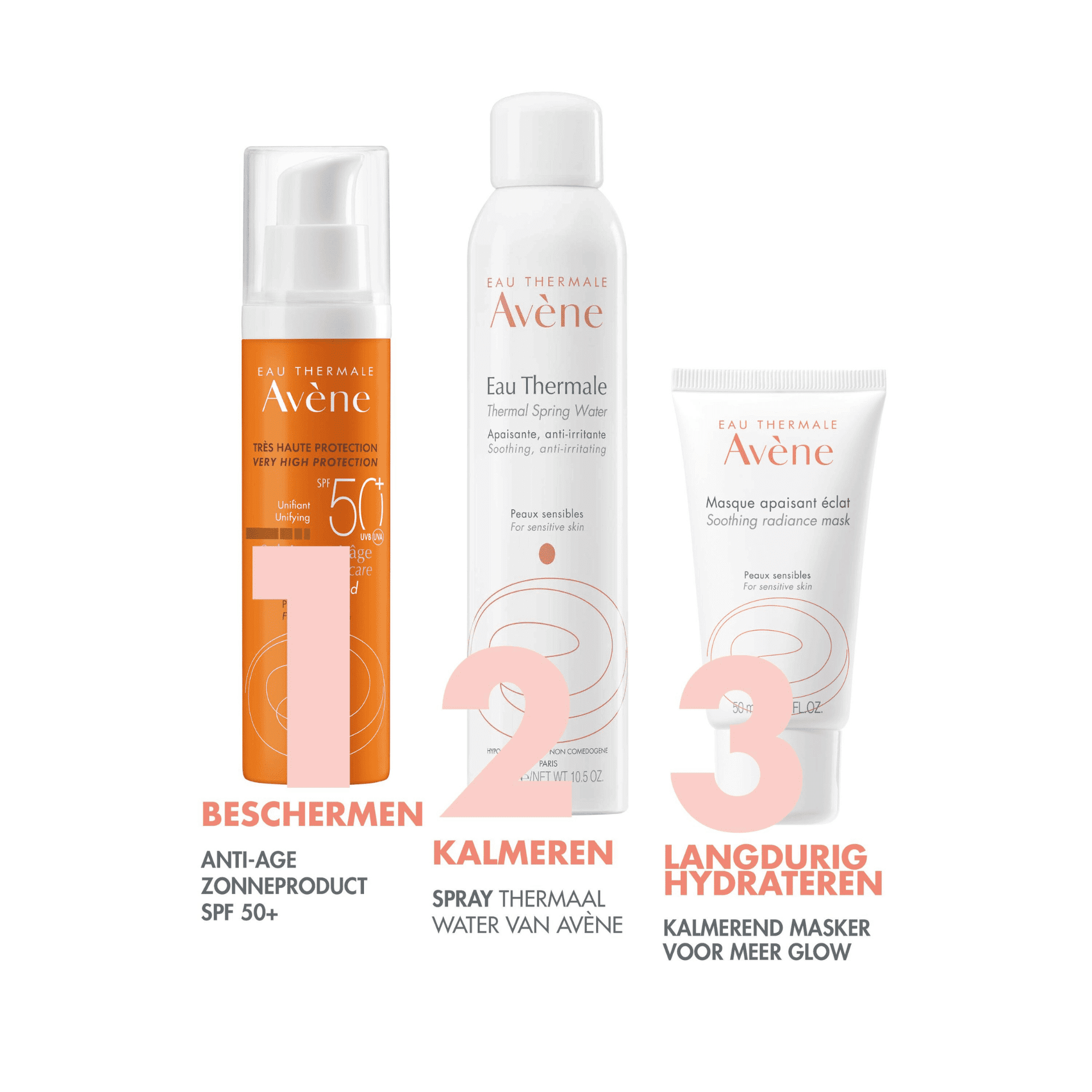 Avene Soleil Creme Solaire Anti-Age Teintee SPF50+