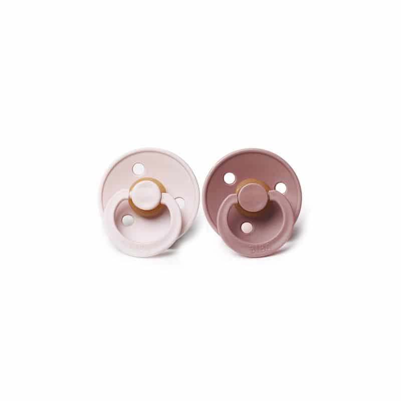 Bibs Fopspeen Duo Woodchuck/ Blush 6-18 Bibs Fopspeen Duo Woodchuck/ Blush 6-18