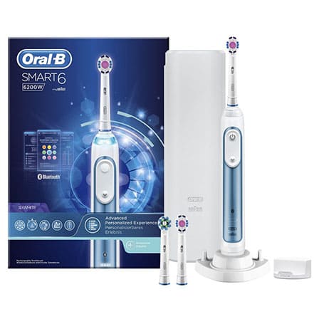 Oral B Elektrische Tandenborstel Smart 6200W Blauw
