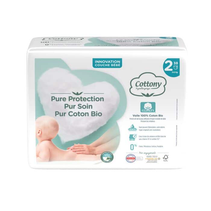 Cottony Baby Luiers Maat 2 3 - 6kg Cottony Baby Luiers Maat 2 3 - 6kg