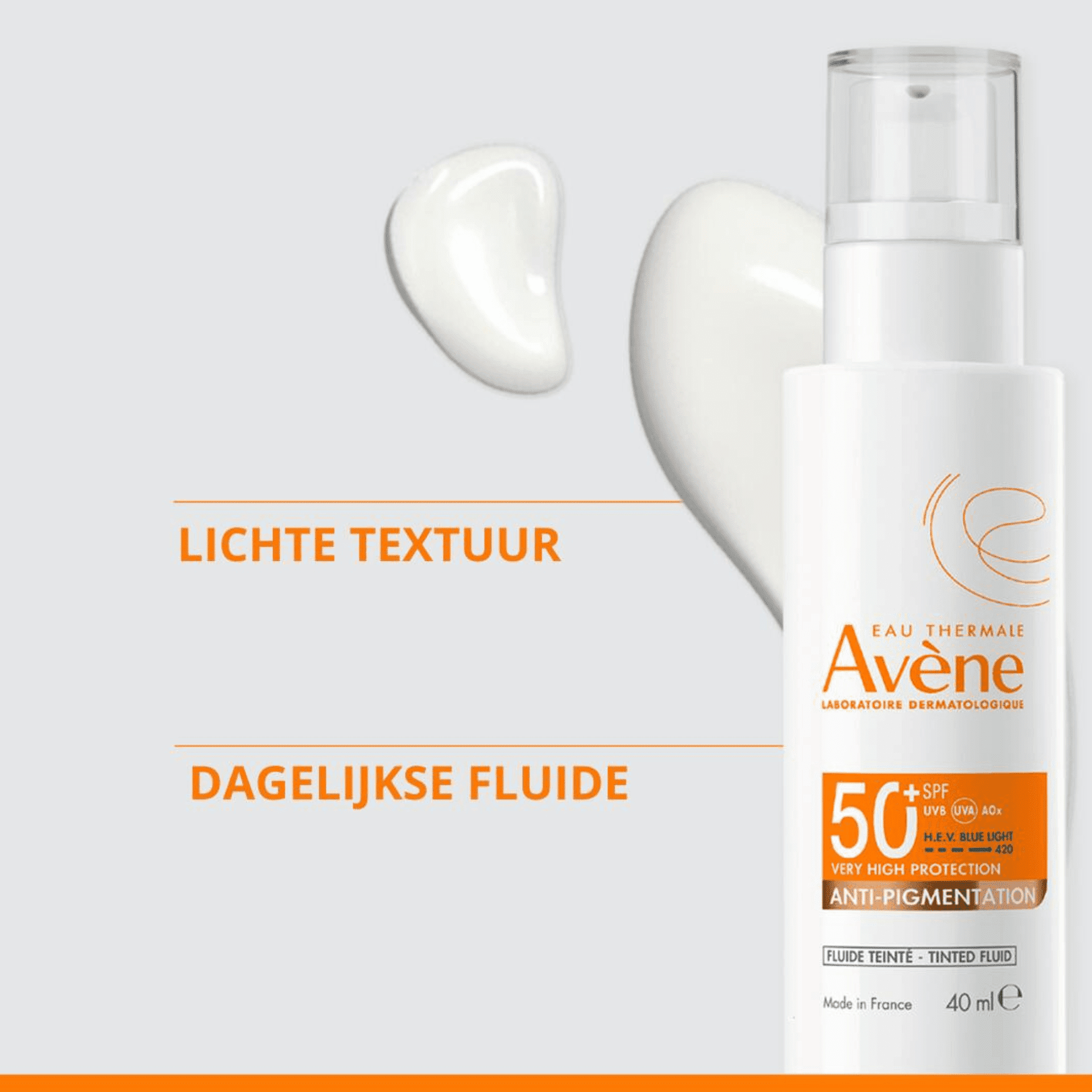 Avène Anti-Pigmentation Getinte Zonnefluid SPF 50+ Avène Anti-Pigmentation Getinte Zonnefluid SPF 50+
