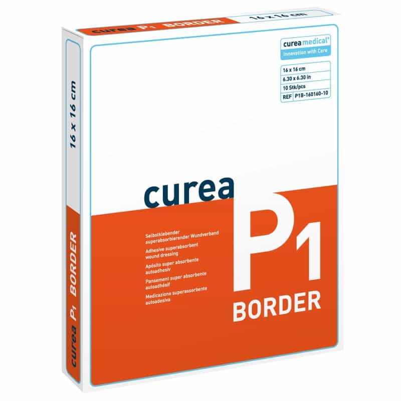 Curea P1 Superabsorberend Wondverband Border 16x16cm