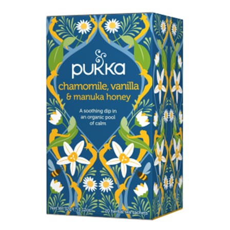 Pukka Chamomile, Vanilla & Manuka Honey Thee Pukka Chamomile, Vanilla & Manuka Honey Thee