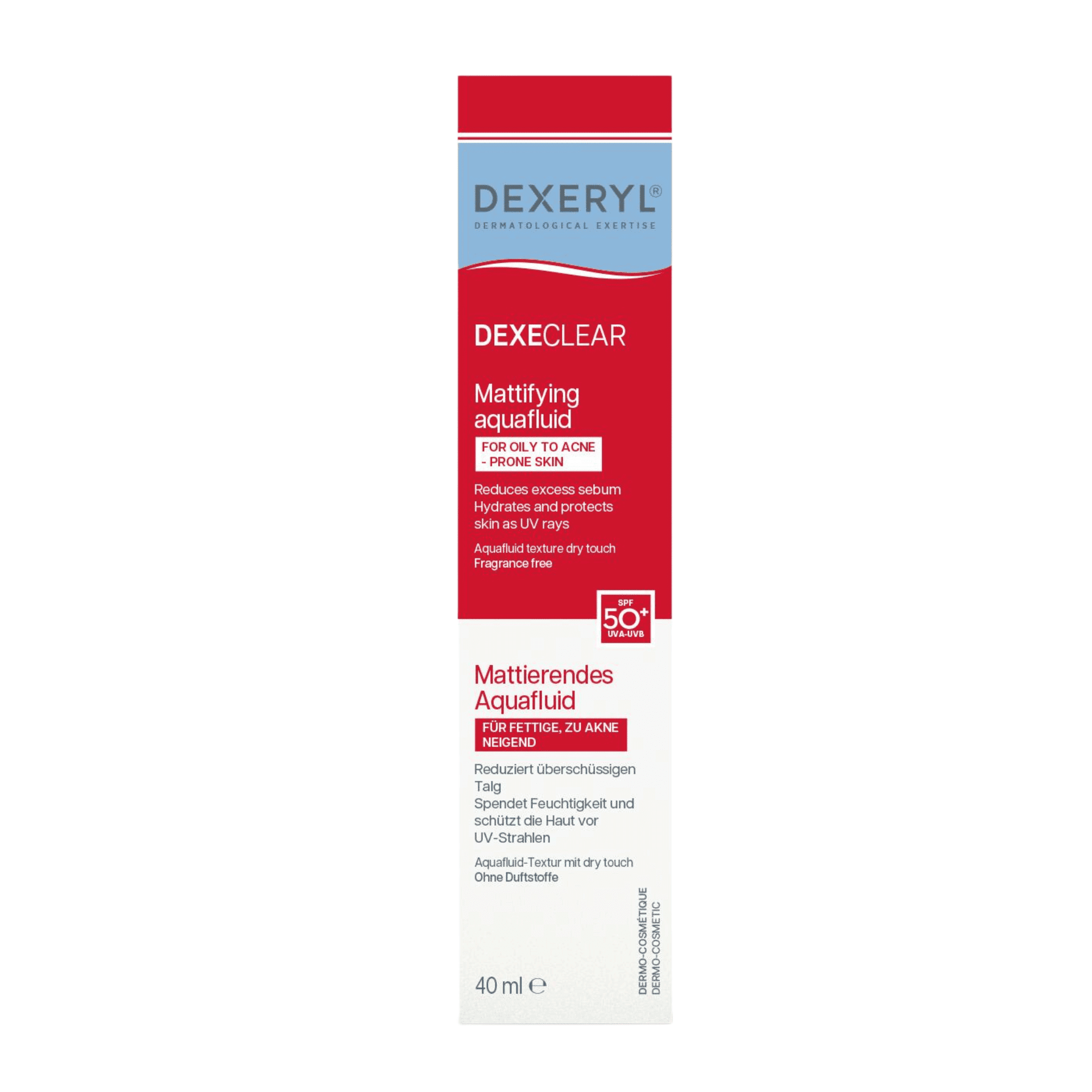 Dexeryl Dexeclear Matterende Aquafluid SPF 50+ Dexeryl Dexeclear Matterende Aquafluid SPF 50+