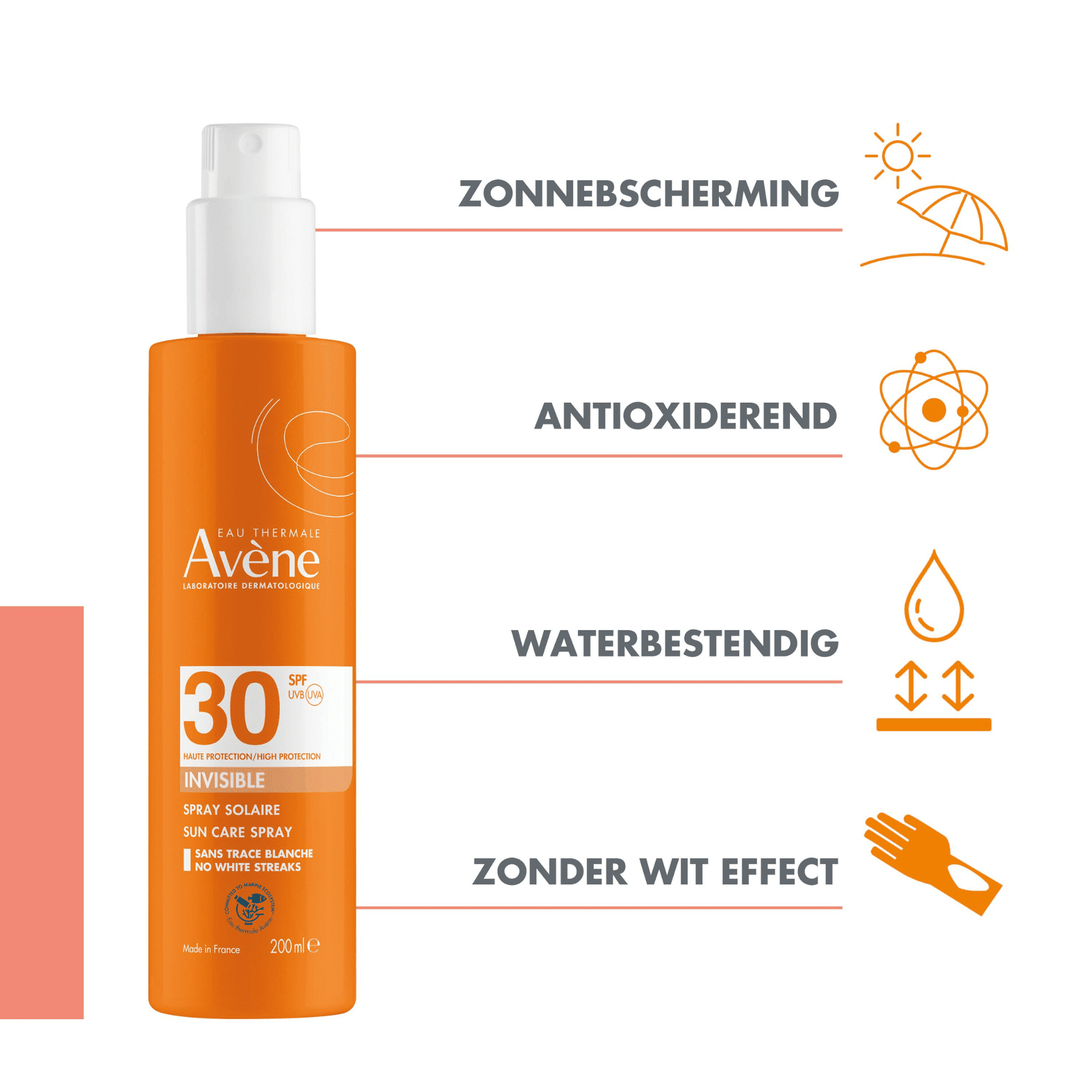 Avène Onzichtbare Zonnespray SPF 30