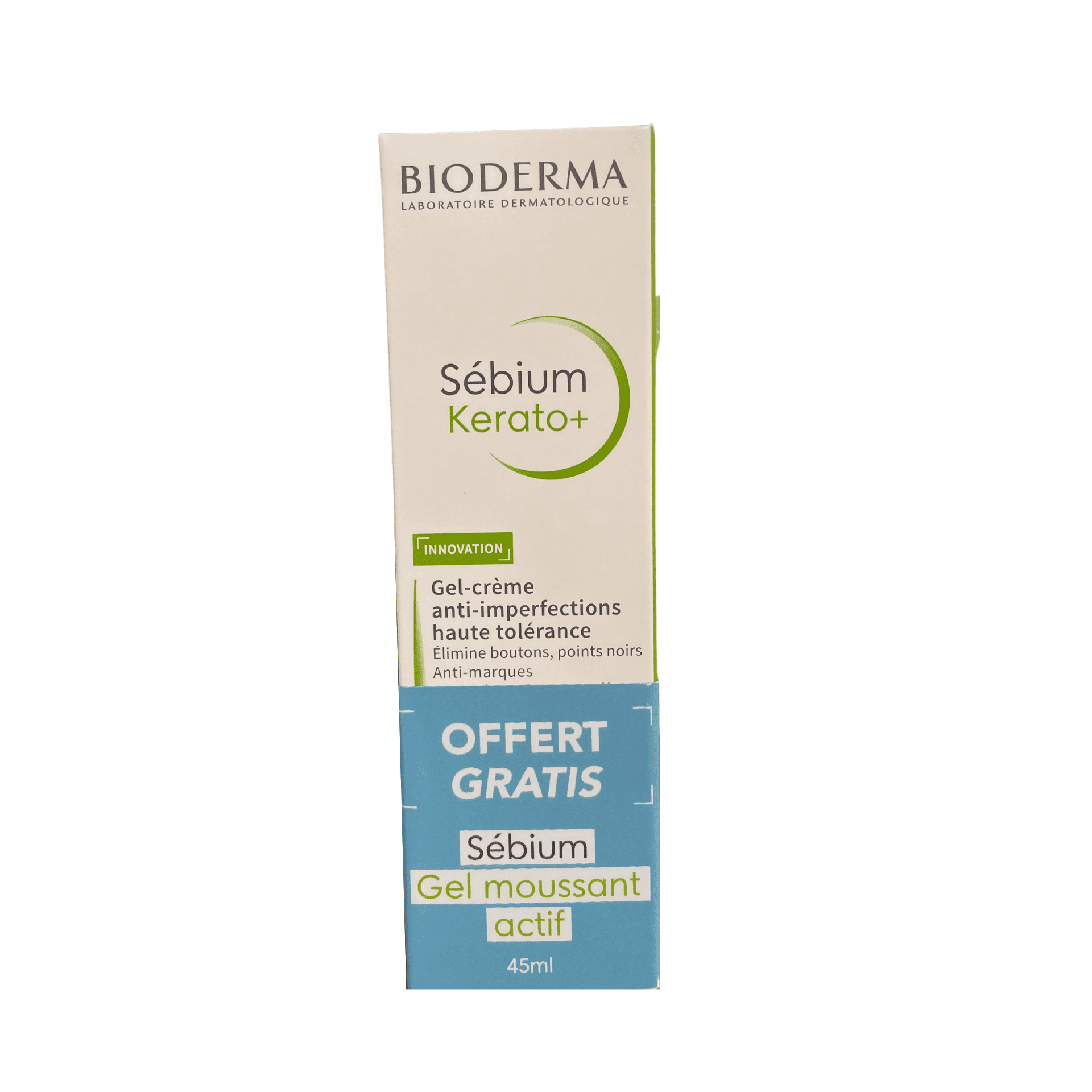 Bioderma Sébium Kerato+ Gel-Crème + Schuimende Gel