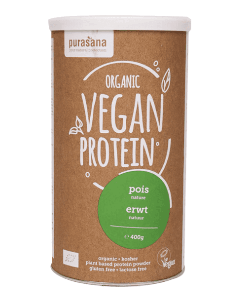 Purasana Vegan Protein Erwt 80% Naturel Bio