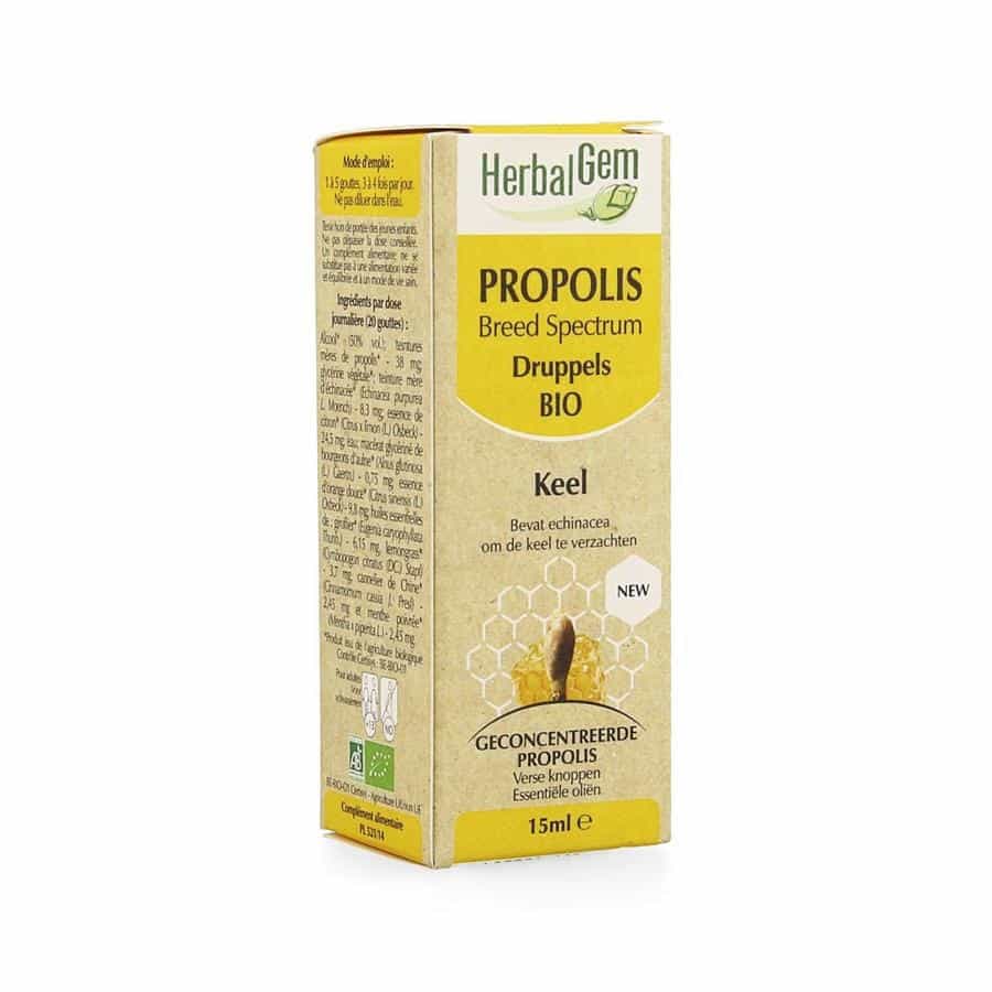 Herbalgem Propolis Breed Spectrum Druppels Herbalgem Propolis Breed Spectrum Druppels