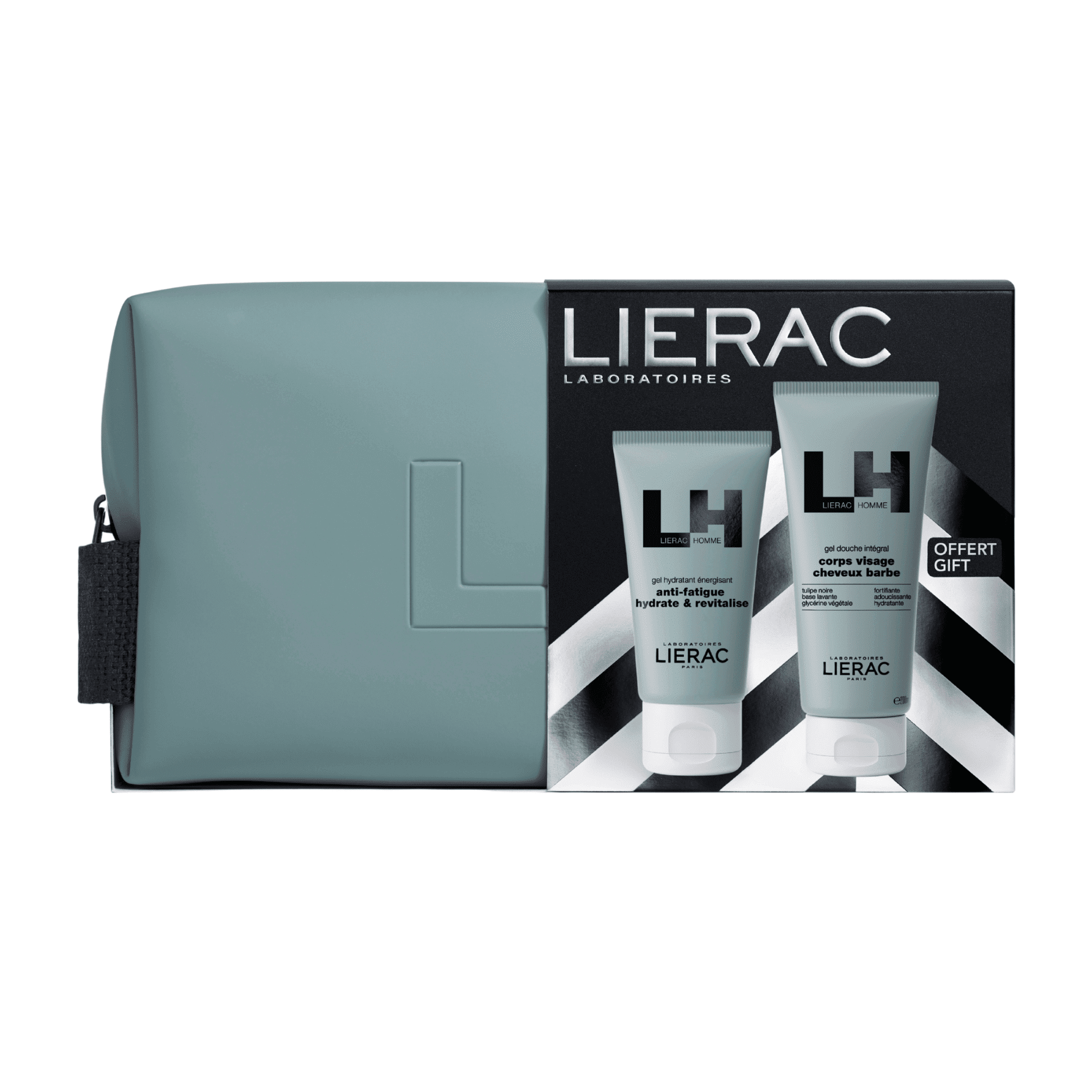 Lierac Homme Hydraterende Gel + Douchegel Geschenkset Lierac Homme Hydraterende Gel + Douchegel Geschenkset