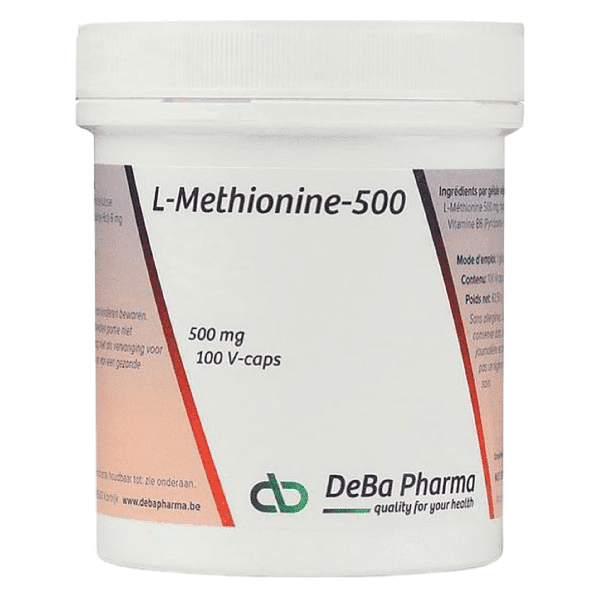 Deba L-Methionine 500 mg + B6 6 mg