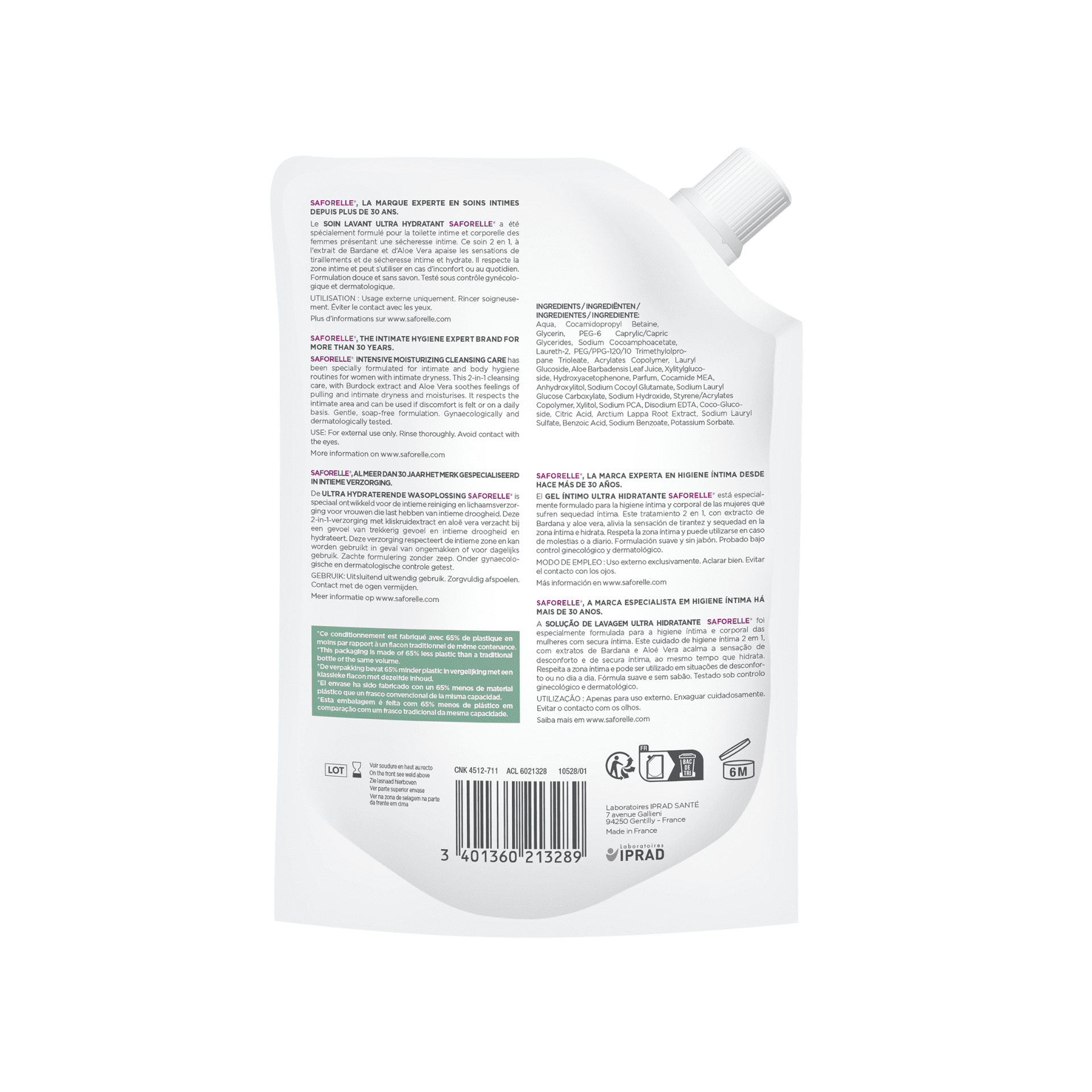 Saforelle Ultra Hydraterende Wasoplossing Saforelle Ultra Hydraterende Wasoplossing