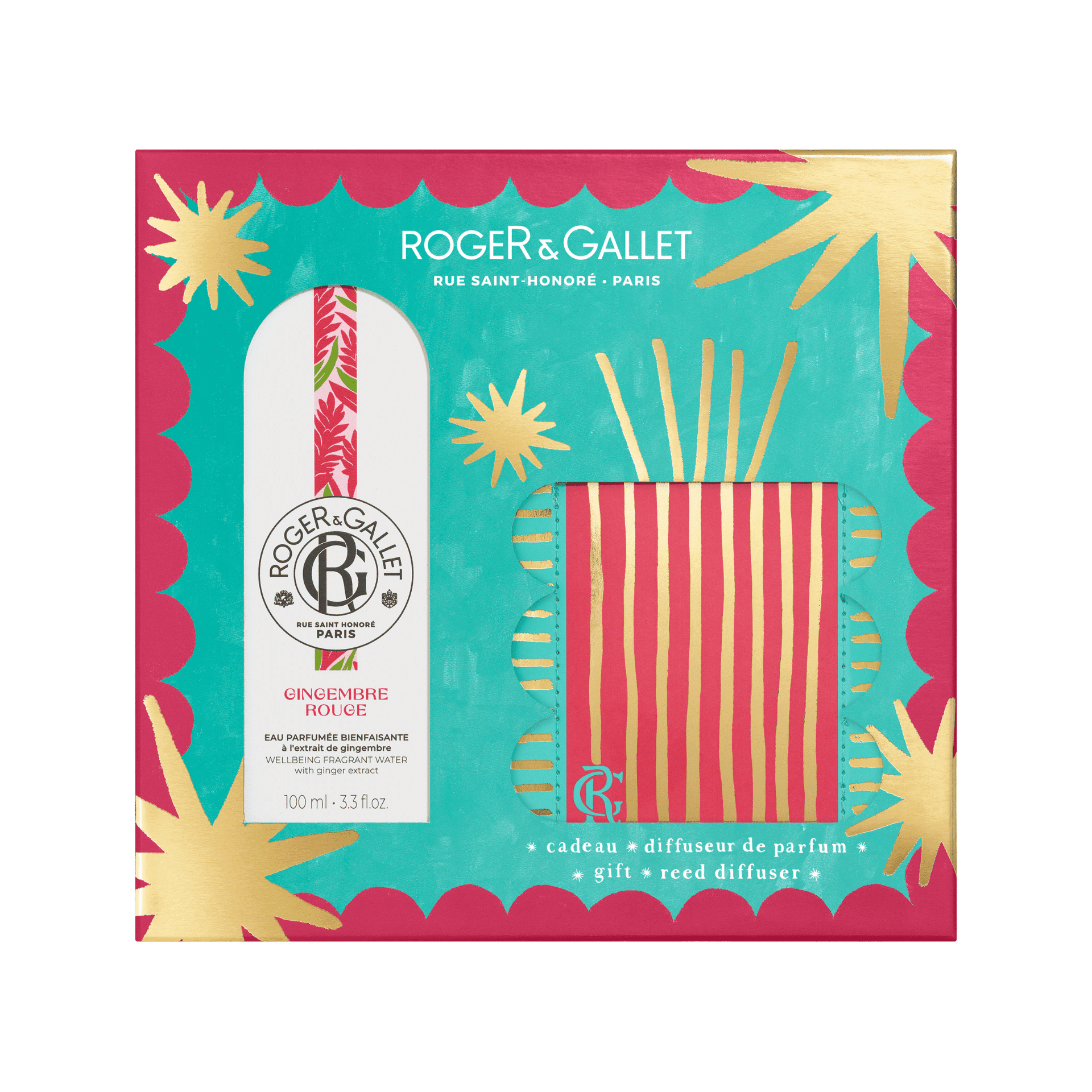 Roger & Gallet Geparfumeerd Water + Geurstokjes Geschenkset