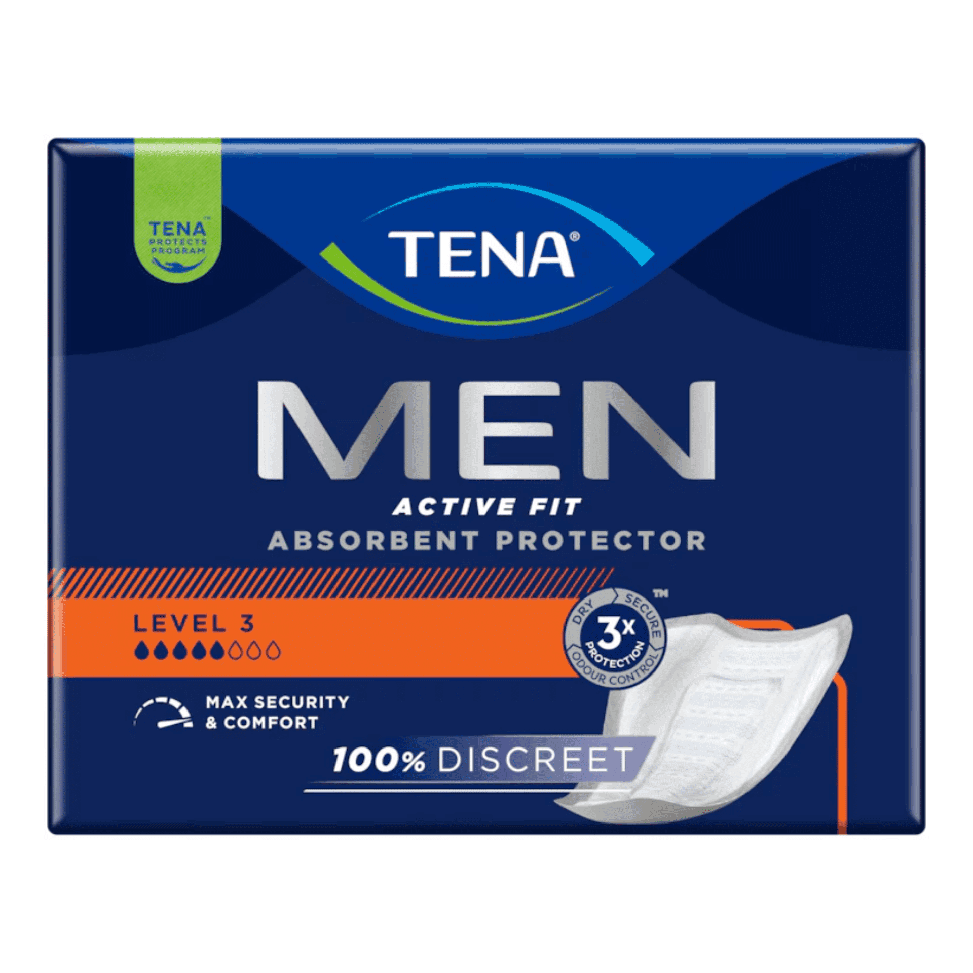 TENA Men Active Fit Absorbent Protector Level 3 TENA Men Active Fit Absorbent Protector Level 3