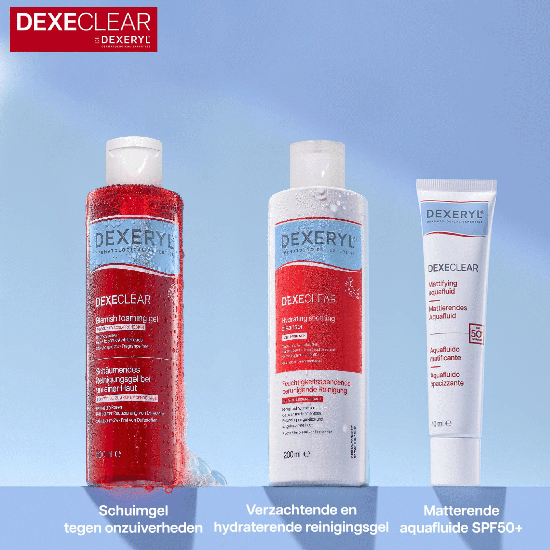 Dexeryl Dexeclear Verzachtende Hydraterende Reinigingsgel Dexeryl Dexeclear Verzachtende Hydraterende Reinigingsgel