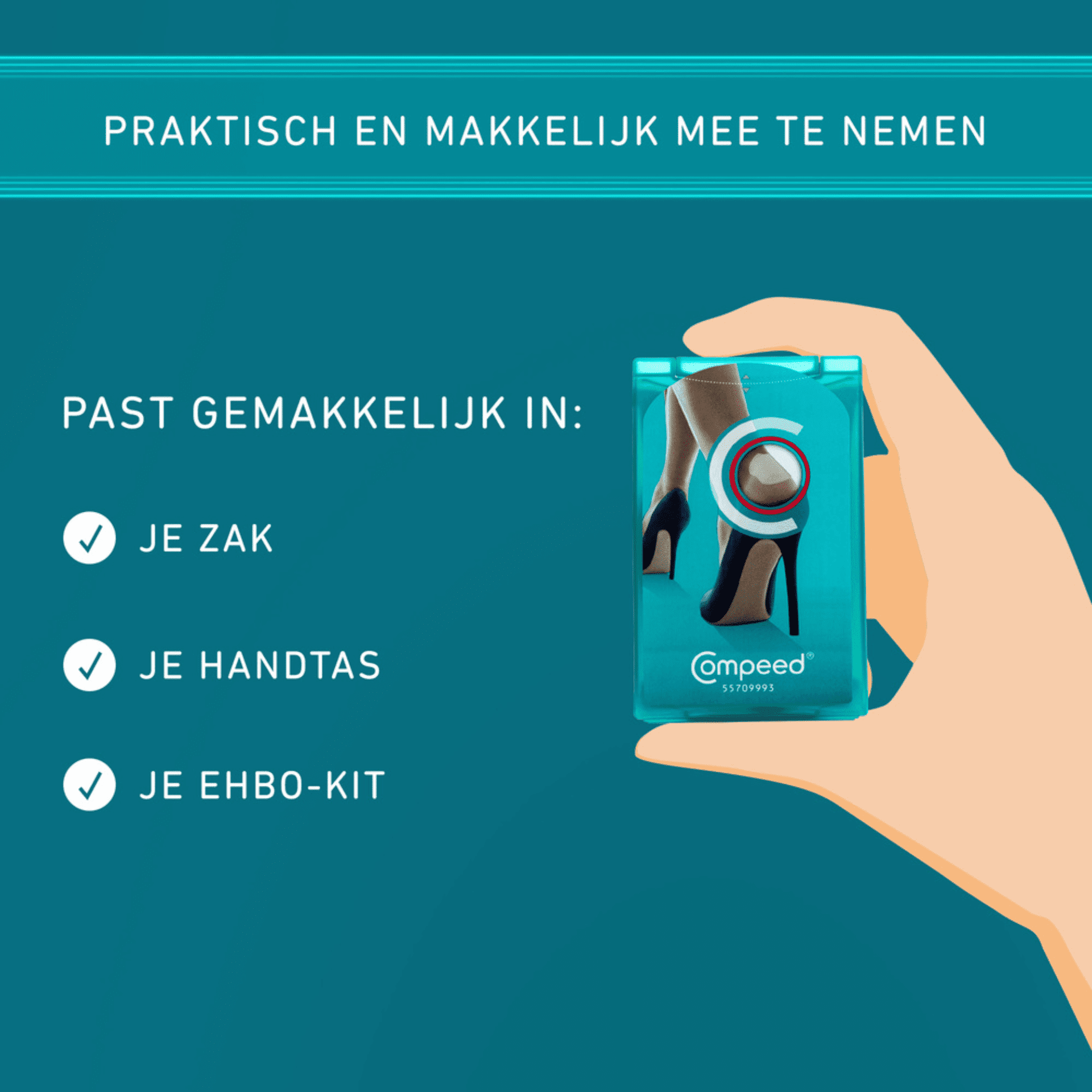 Compeed Hoge Hakken Blarenpleister