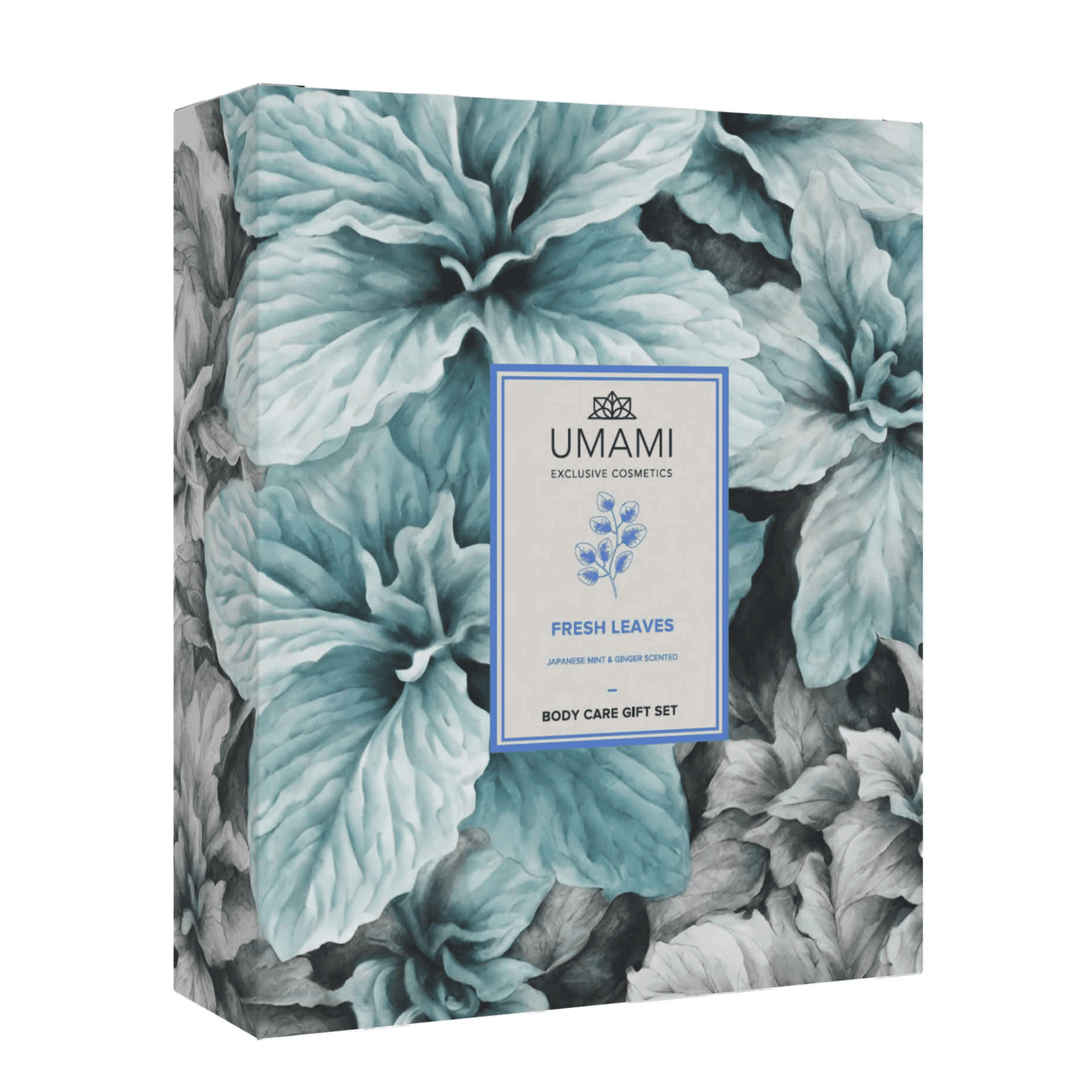 Umami Fresh Leaves Geschenkset Douche Klein