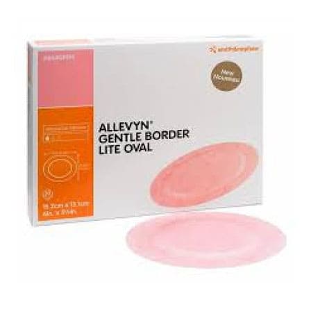 Allevyn Gentle Border Lite Ovaal 15,2 x 13,1 cm Allevyn Gentle Border Lite Ovaal 15,2 x 13,1 cm