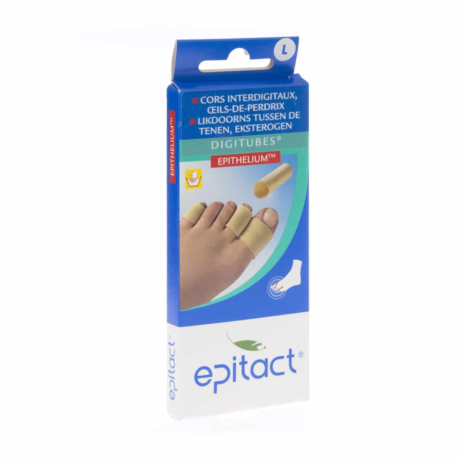 Epitact Digitubes Likdoorns tussen de Tenen, Eksterogen L Epitact Digitubes Likdoorns tussen de Tenen, Eksterogen L