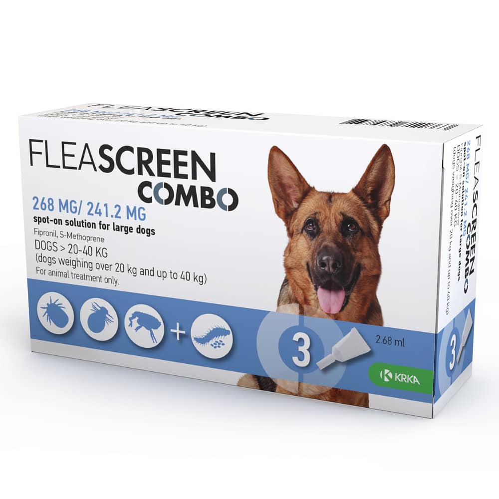 Fleascreen Combo 268 mg/241,2 mg Hond L Fleascreen Combo 268 mg/241,2 mg Hond L