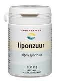 Springfield Alfa-liponzuur 100 mg Springfield Alfa-liponzuur 100 mg