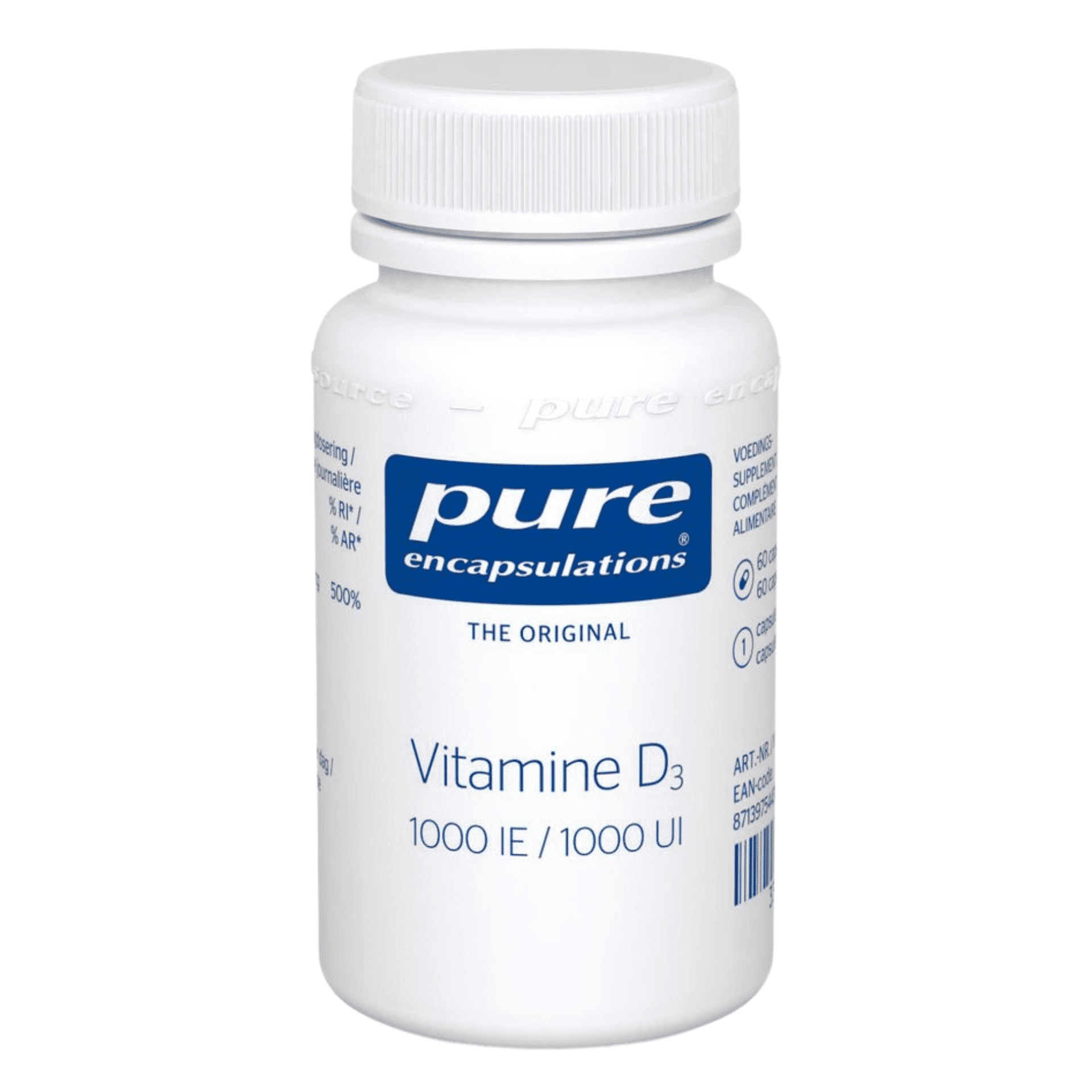 Pure Encapsulations Vitamine D3 1000 IE