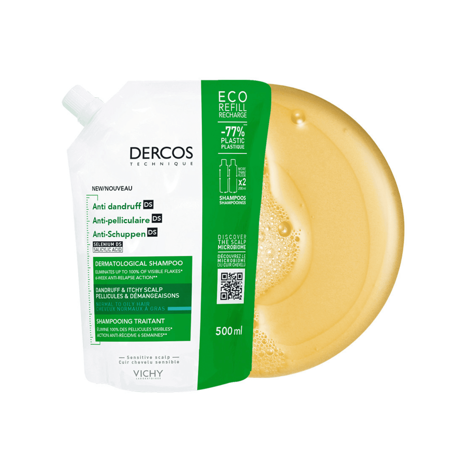 Vichy Dercos Anti-Roos DS Normaal tot Vet Haar