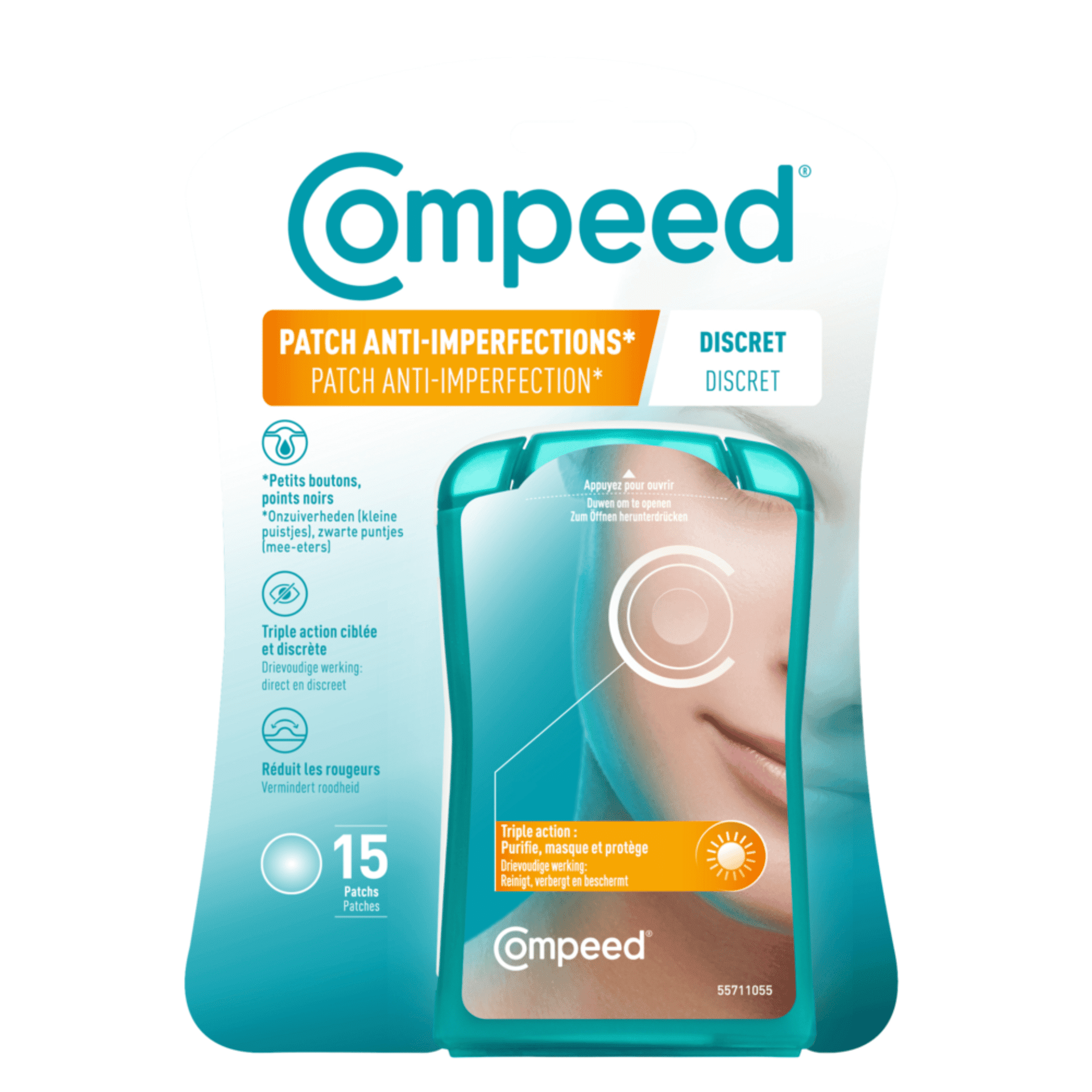 Compeed Anti-Onzuiverheden Patch Discreet Compeed Anti-Onzuiverheden Patch Discreet