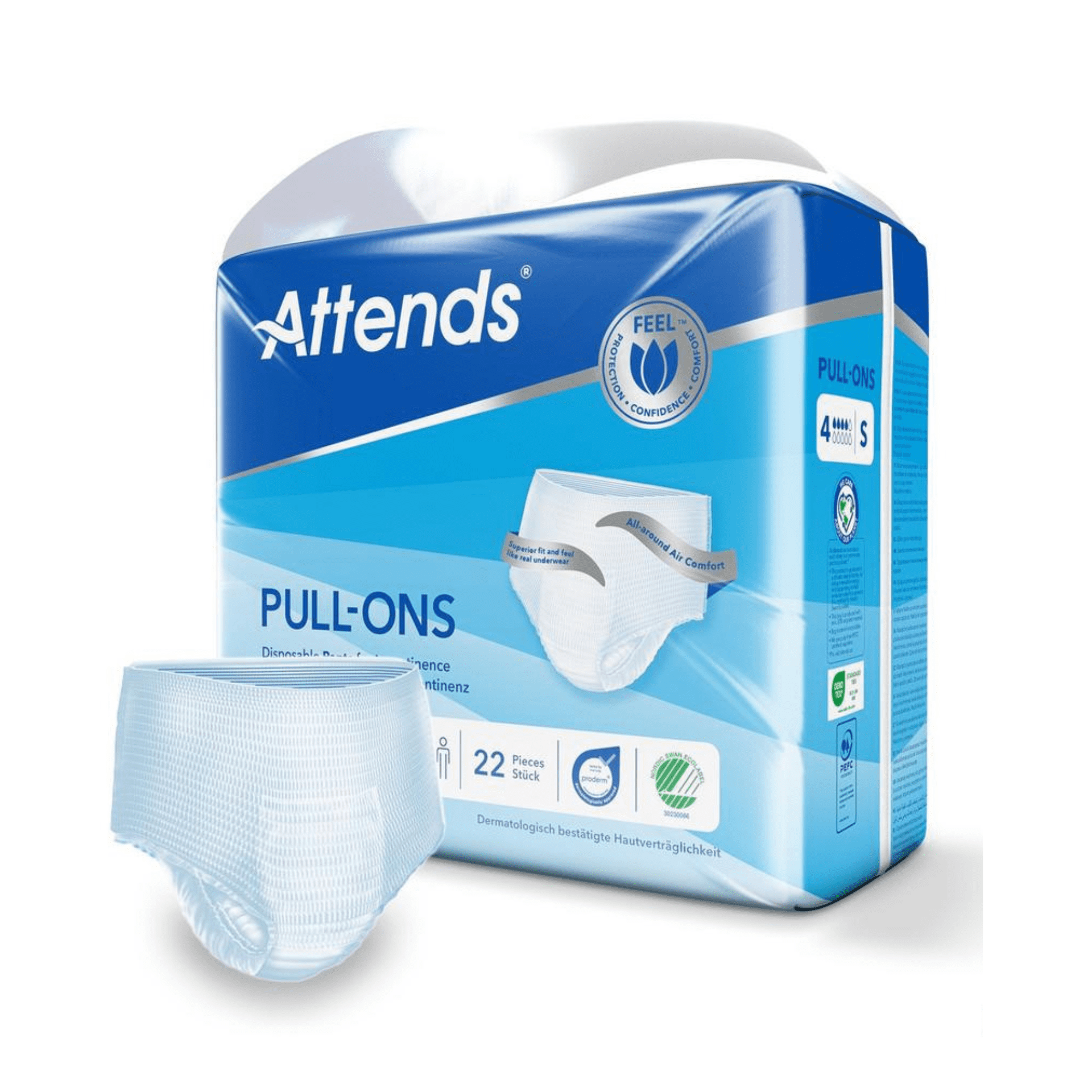 Attends Pull-Ons 4 S 