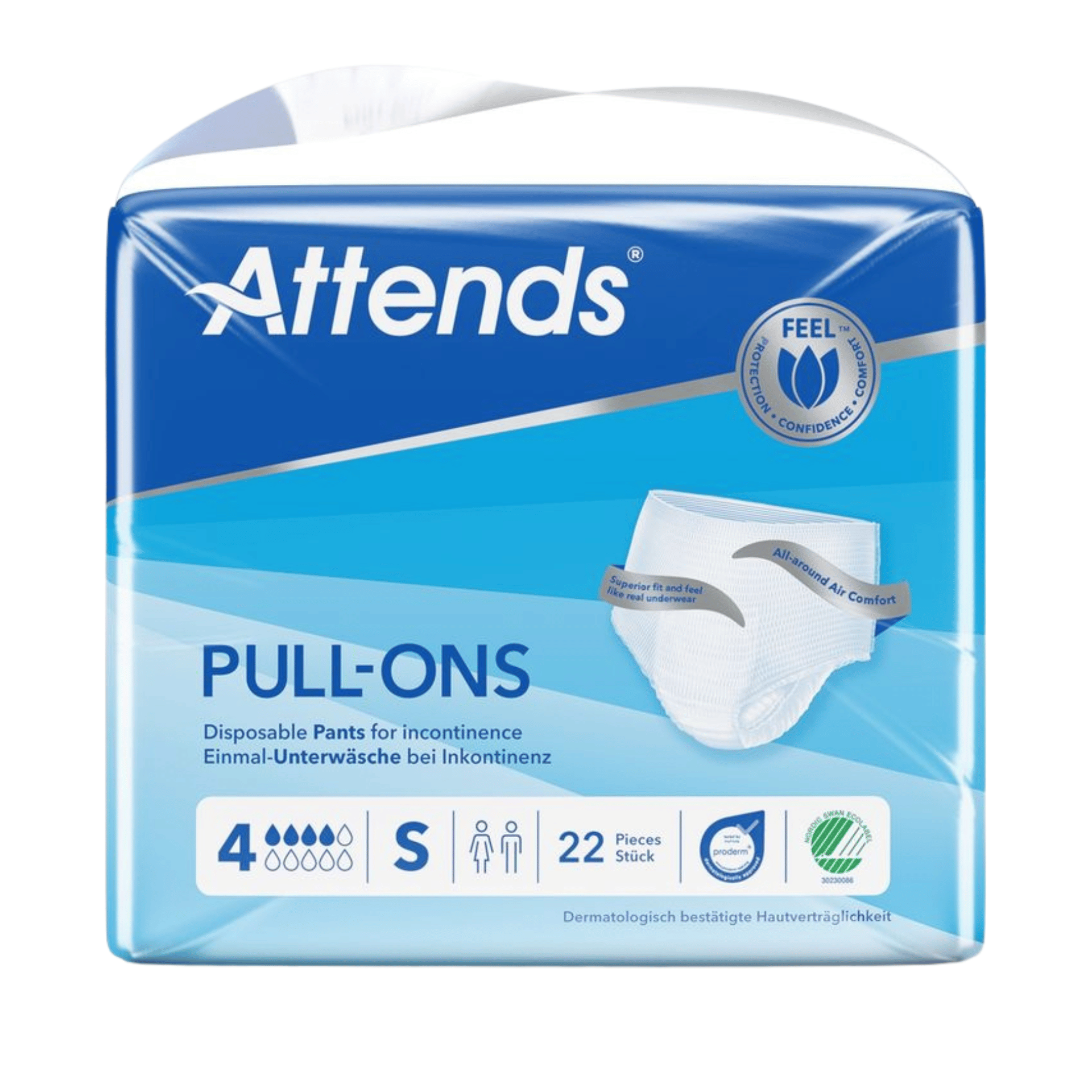 Attends Pull-ons 4s 1x22 Attends Pull-ons 4s 1x22