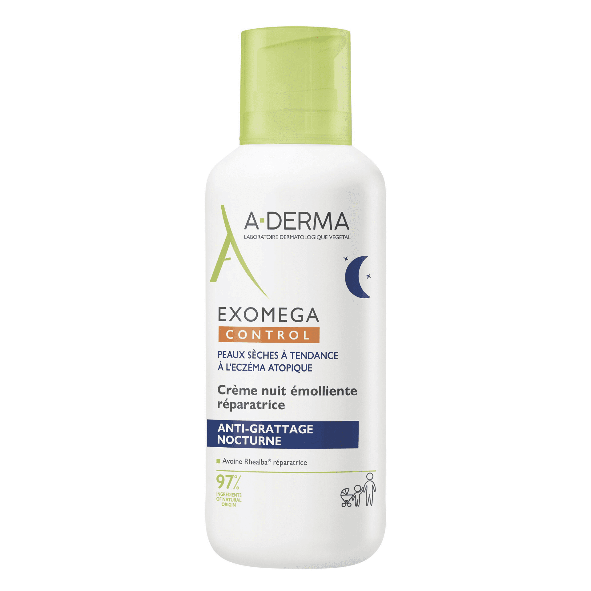 A-Derma Exomega Control Herstellende Emolliërende Nachtcrème
