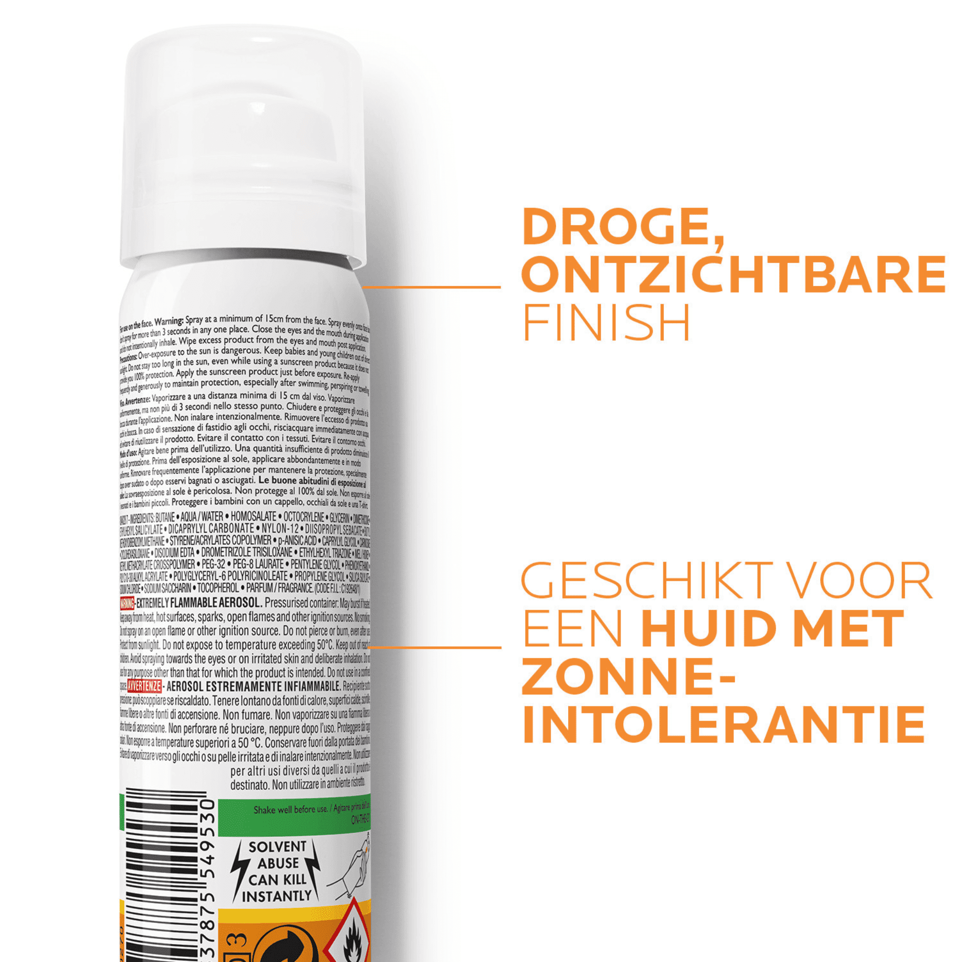 La Roche-Posay Anthelios Anti-Shine Onzichtbare Mist SPF 50 La Roche-Posay Anthelios Anti-Shine Onzichtbare Mist SPF 50