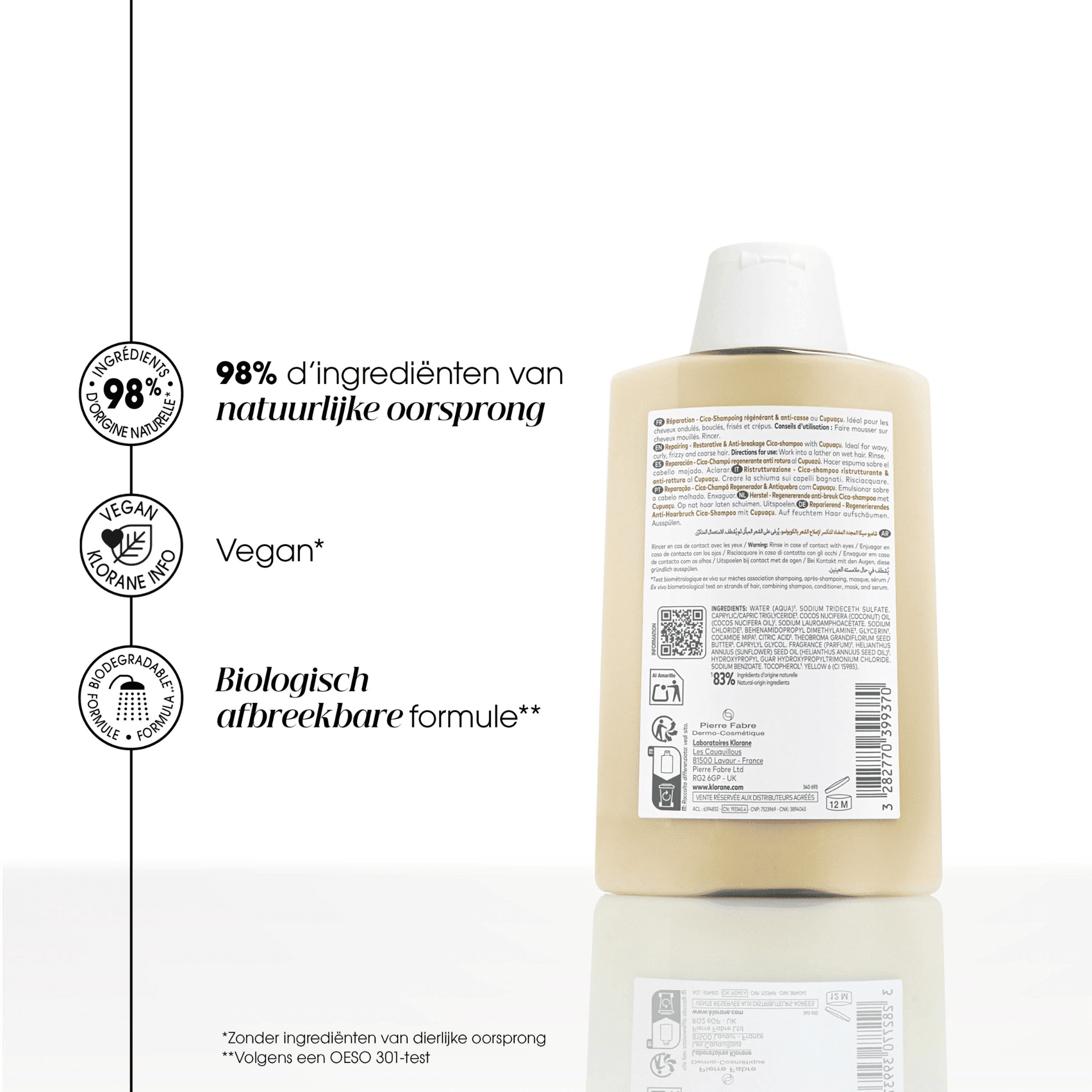 Klorane Cupuaçu Herstellende Shampoo