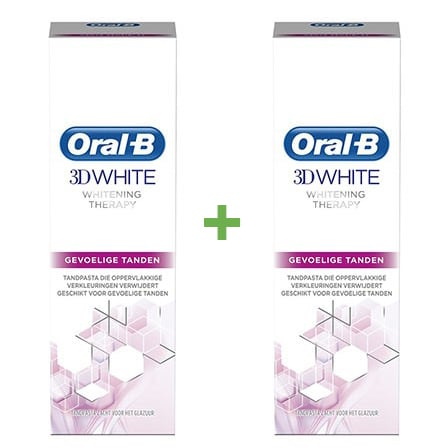 Oral B Tandpasta 3D White Sensitive Promo*