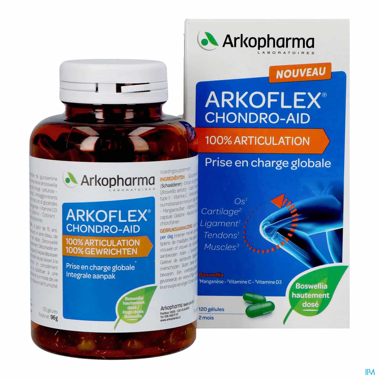 Arkoflex Chondro-aid 100% Articulation Caps 120