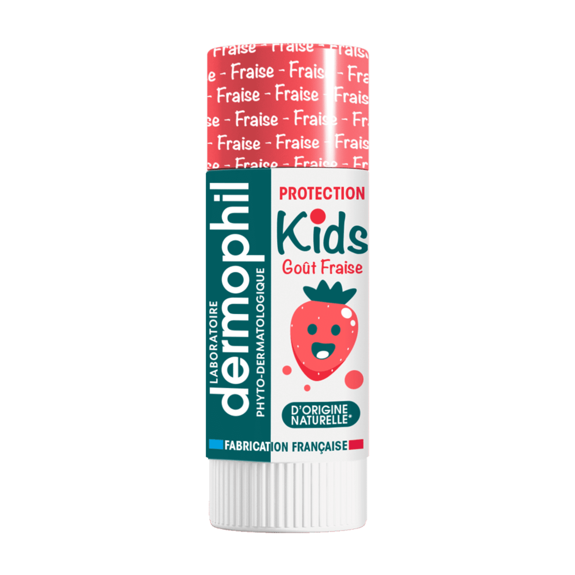 Dermophil Protection Levres Kids Fraise Stick 4g Dermophil Protection Levres Kids Fraise Stick 4g
