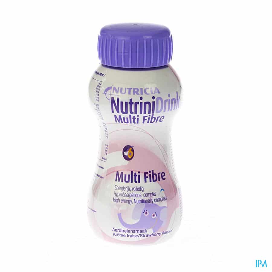 Nutrinidrink Multi Fibre Aardbei +12m Nutrinidrink Multi Fibre Aardbei +12m
