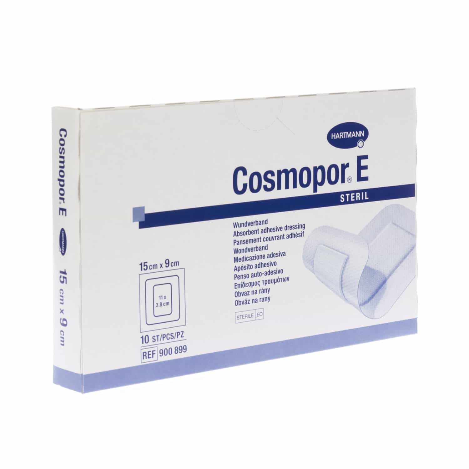 Hartmann Cosmopor E Verband Steriel 15 x 9 cm