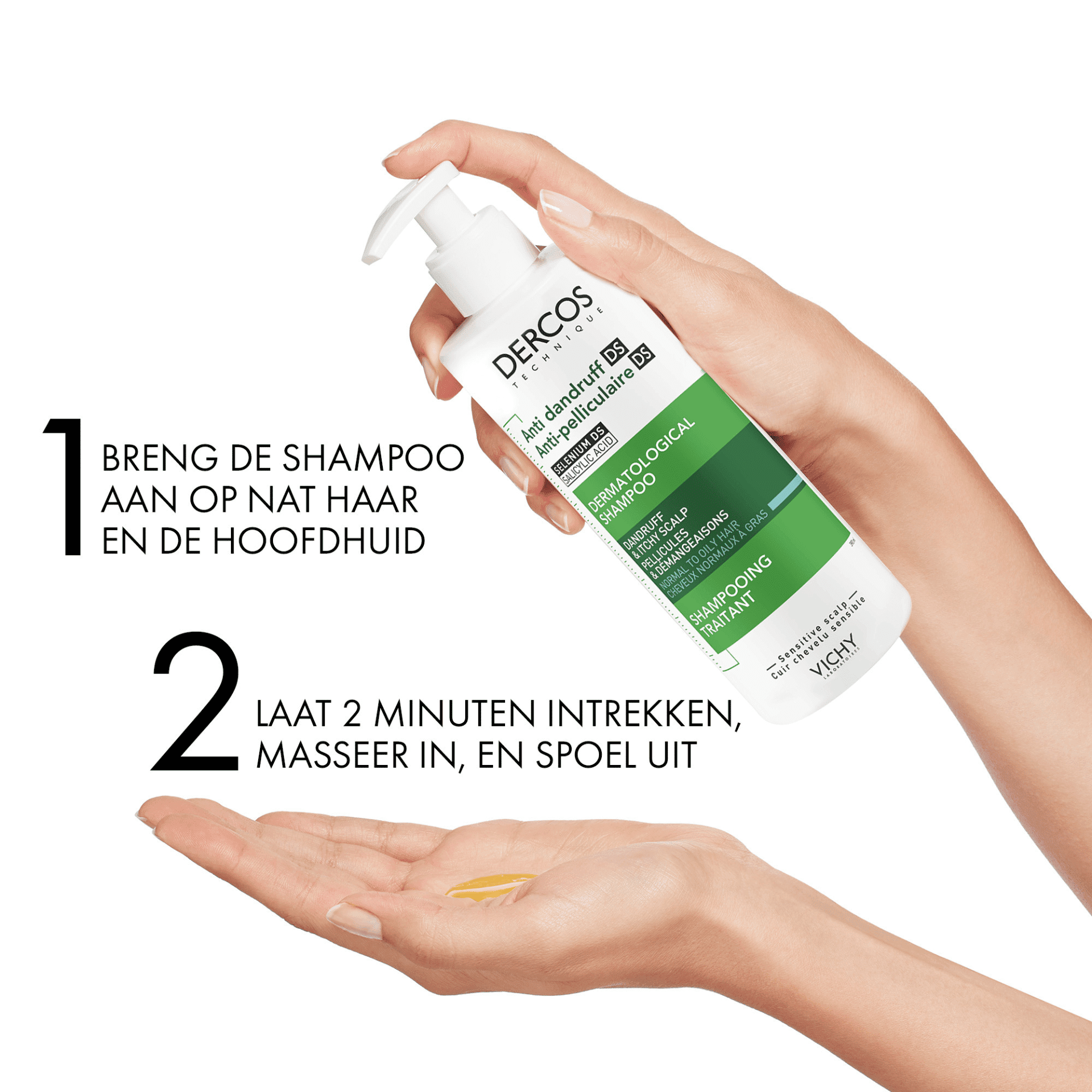 Vichy Dercos Anti-Roos DS Normaal tot Vet Haar Vichy Dercos Anti-Roos DS Normaal tot Vet Haar