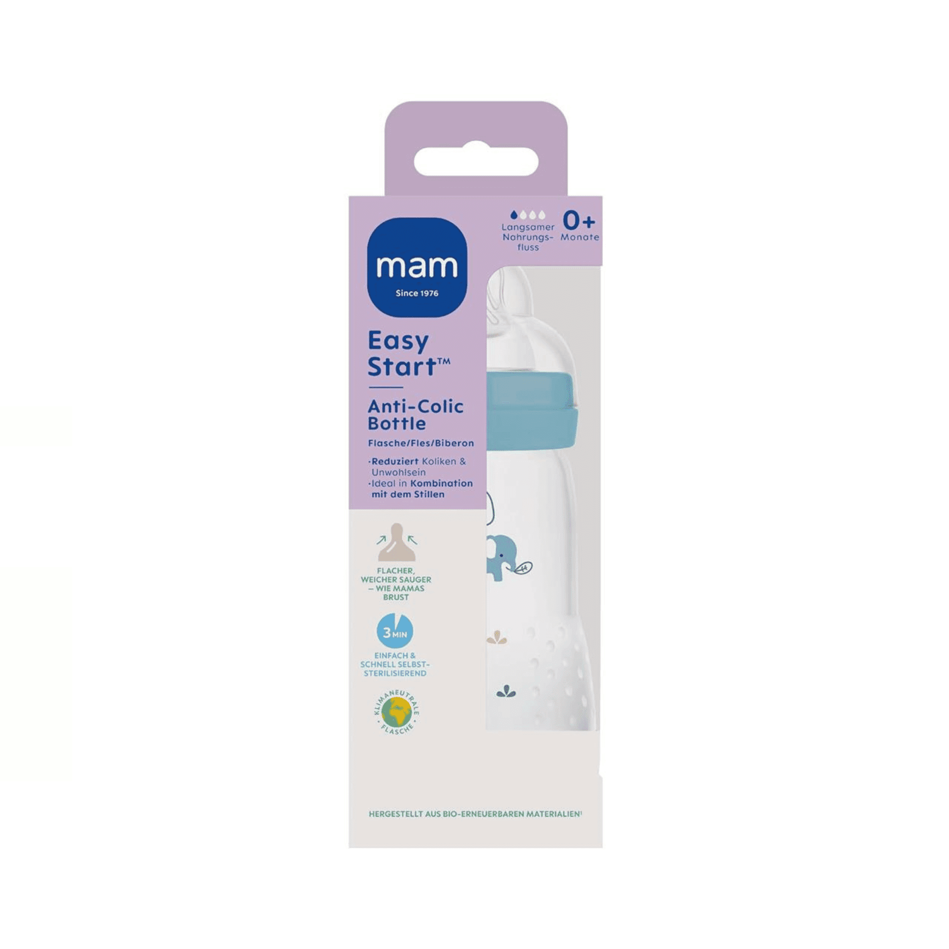 Mam Zuigfles Easy Start Anti-Colic Matt 260 ml Mam Zuigfles Easy Start Anti-Colic Matt 260 ml