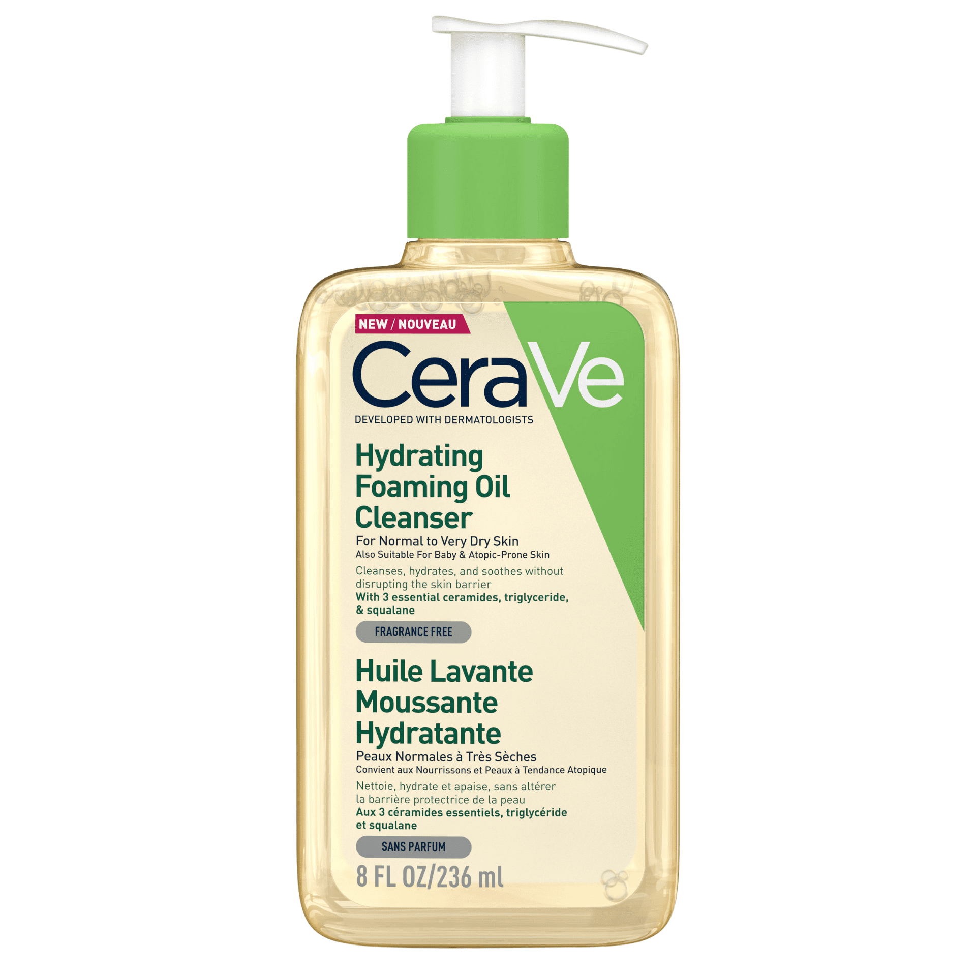 Cerave Huile Lavante Moussante Hydratante 236ml