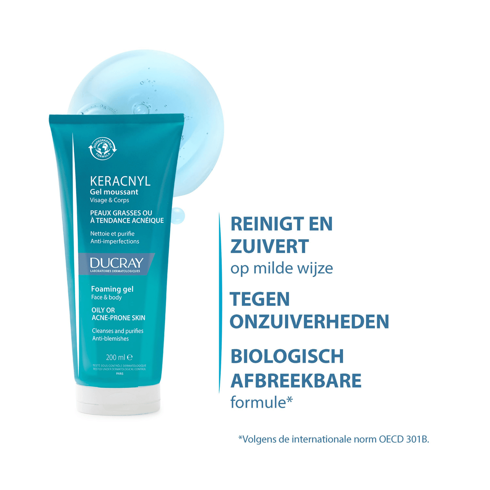 Ducray Keracnyl Schuimende Gel Ducray Keracnyl Schuimende Gel