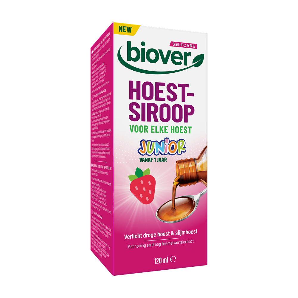 Biover Hoestsiroop Junior Droge Hoest en Slijmhoest