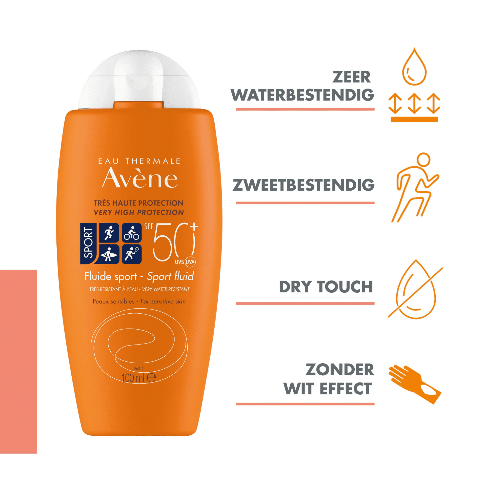 Avène Sport Zonnefluid SPF 50+ Avène Sport Zonnefluid SPF 50+