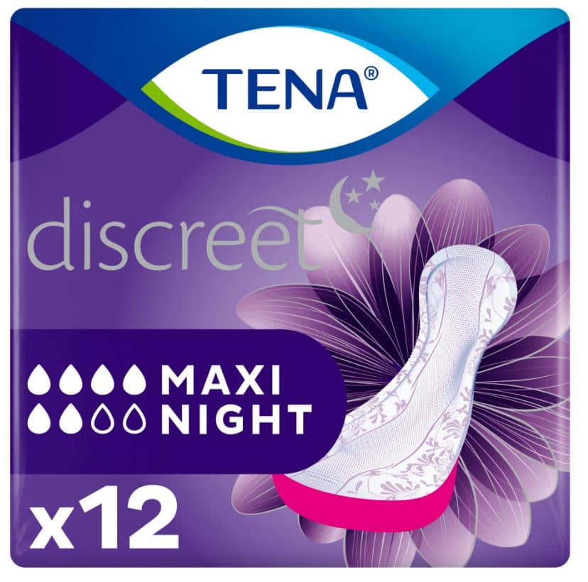 Tena Discreet Maxi Night 12