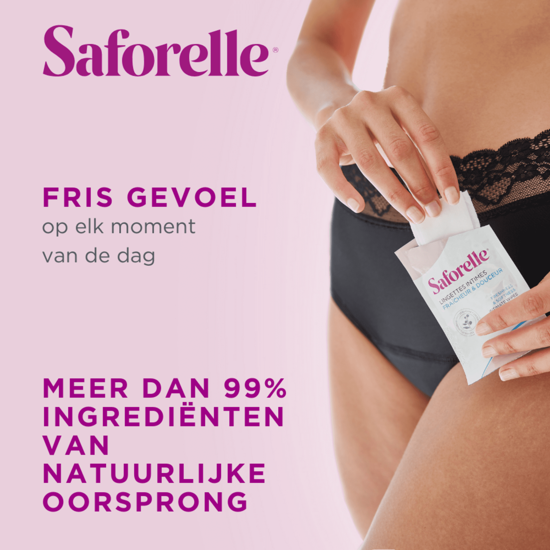 Saforelle Frisse & Zachte Intieme Doekjes Saforelle Frisse & Zachte Intieme Doekjes